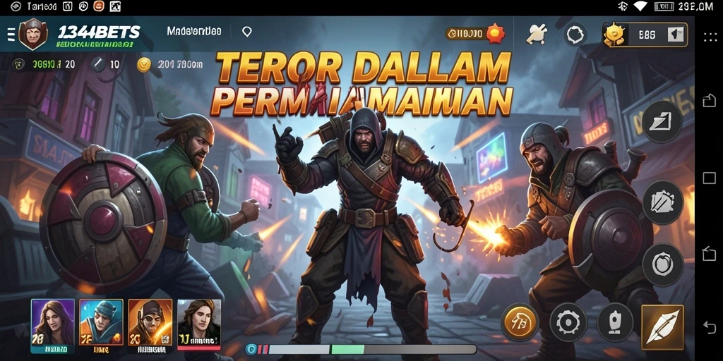 Gameplay menegangkan di dunia horor, penuh kejutan dan ketakutan.