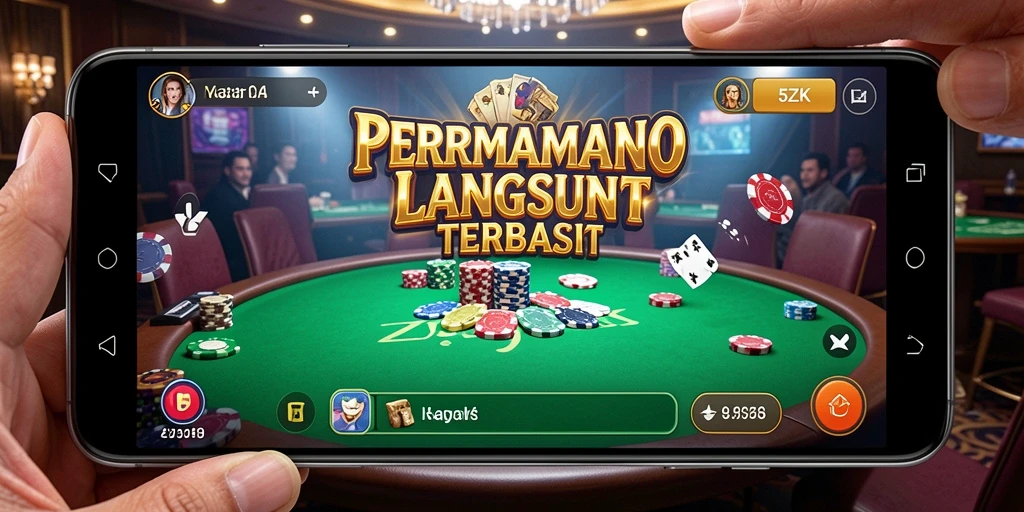 Screenshot gameplay <strong>5ZK</strong> yang menunjukkan dealer bermain langsung.