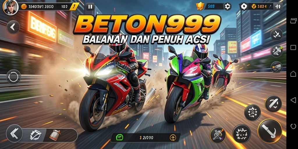 Tangkapan layar dari gameplay menegangkan dalam BETON999.