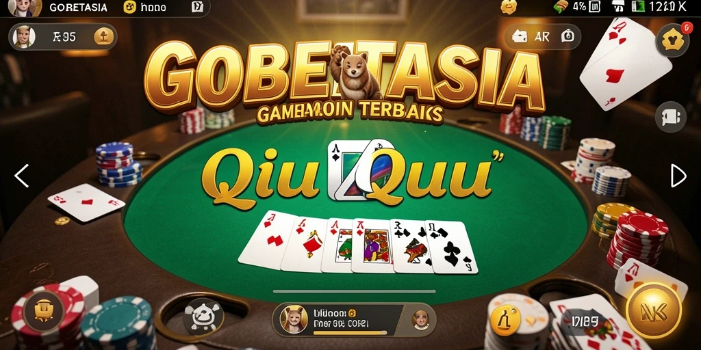 Screenshot gameplay QiuQiu yang menampilkan keseruan bermain GOBETASIA.