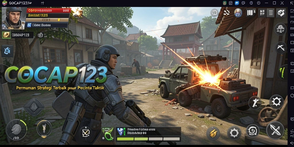 Tampilan gameplay yang mendebarkan di GOCAP123.