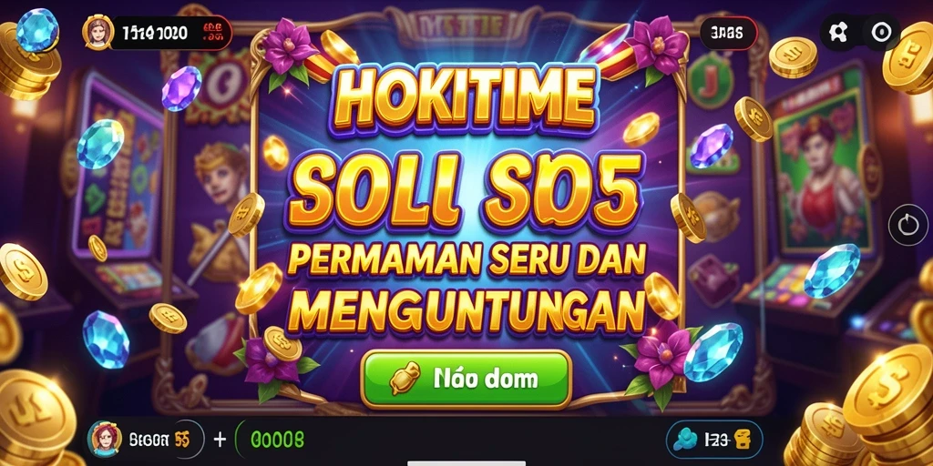 Screenshot HOKITIME menampilkan gameplay Slot yang penuh warna dan menarik.