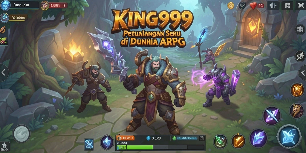 Gameplay KING999 yang seru dan mendebarkan dalam pertarungan ARPG.