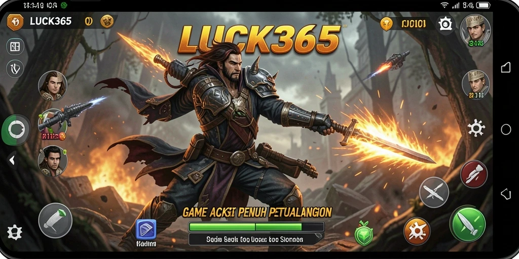 Tampilan seru gameplay LUCK365 yang penuh aksi dan petualangan.
