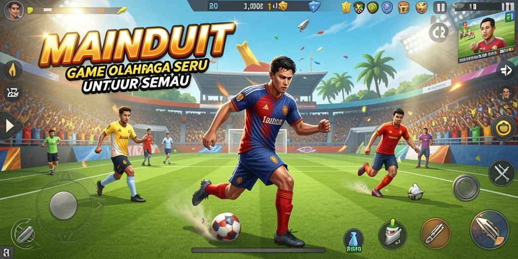 Tampilan gameplay MAINDUIT yang seru dan interaktif.